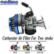 ATV 49cc Performance 19mm Carb Carburetor Air Filter Assembly for 2-stroke 47cc 49 Cc Mini Pocket Bi