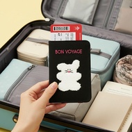 ARTBOX Puppy Passport Case Fabric Travel Passport Holder Boarding Pass Organizer