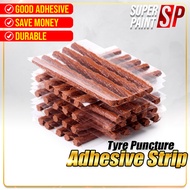 Tubeless Tyre Puncture Repair String Brown Automotive Supplies 10cm/20cm 5pcs Cacing Tyre Tubelless 