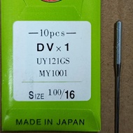 MESIN ORGAN DVx1 100/16 sewing machine kam DV x 1 number 16 green pack