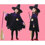 Halloween Children Costume Witch Cloak Cosplay Cute Vampire Masquerade Party Cloak