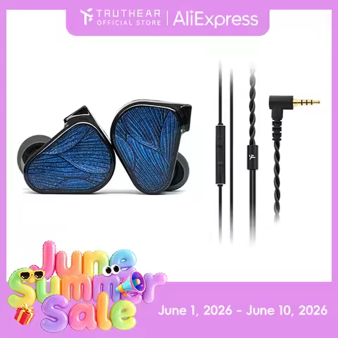 TRUTHEAR Zero:BLUE2 earphone Dual Dynamic Drivers lEMs with Detachable Cable in Ear Headphone 0.78mm