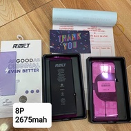 Pin 8 plus dung lượng cao 3340mAh và chuẩn 2920mah