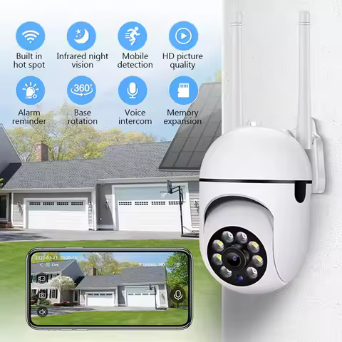 HD WiFi IP Camera Security Protection Surveillance Kamera CCTV Smart Home 1080P Outdoor 360 PTZ Auto