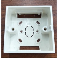 Standard 86x86 Type Switch Socket Base Outfit Junction Box Surface Mount Bottom Box 86mm*86mm