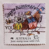 (AA) Australia Stamp 1988 Capital of Australia - Joint Stamp With USA 37 cent Used