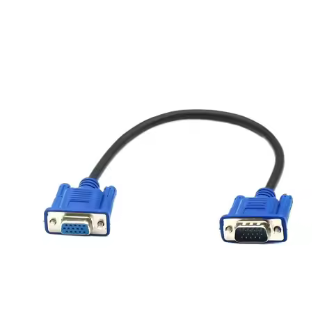 VGA/SVGA HDB 30cm 50cm VGA HD Cable Male To Female Extension Computer Monitor Cable 30CM 1FT 50CM 10