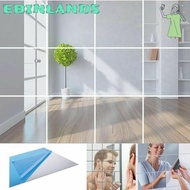 EBINLANDS 10pcs Mirror Stickers Self-adhesive Bedroom  Wall Tile Stickers