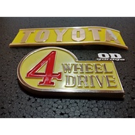 Toyota Hardtop 2F Land Cruiser FJ40 BJ40 Rear Emblem