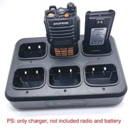 BaoFeng Walkie Talkie 6-Way Rapid Battery Charger Adapter For BF9700 UV-9R Plus A58 R760 UV-XR UV9R 