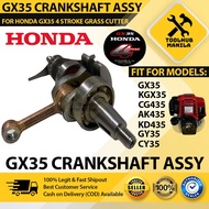 GX35 Crankshaft Assy for Original GX35 KGX35 Honda 4 stroke Grass Cutter Brush Cutter Spare Parts