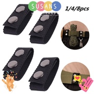SUSANS 1/4/8Pcs Belt Keeper  Double Snaps Outdoor Heavy Duty