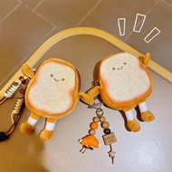 Fun toast earphone storage bag is suitable for huawei freeclip2 protective case 7i large capacity Ai