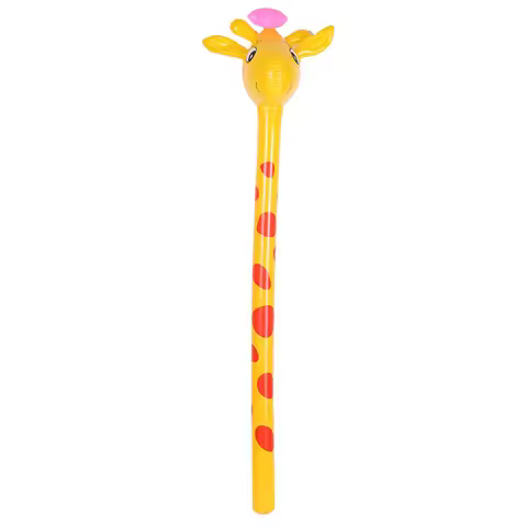 PVC Animal Head Long Stick Children Inflatable Giraffe Elephant Rabbit Frog Inflatable Stick Animal