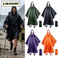 LAKAMIRY Outdoor Raincoat, Multicolors Portable Hooded Sleeve Rain Poncho,  3 In 1 Waterproof Motorc