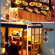 Ffy3- Twh Diy Miniature House DIY Miniature House Doll House Sushi House