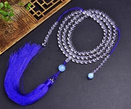 純天然白水晶108顆佛珠念珠手鏈 珠經8mm 淨體通透 超值