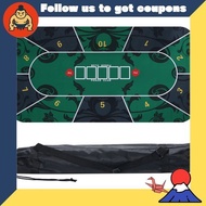 Trading Card Paradise Poker Mat Texas Hold'em Playmat Casino with Storage Bag