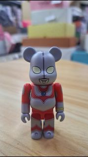 (N)開封品 無盒 眼見咁多 Medicom Bearbrick Be@rbrick 100% Ultraman Jack  鹹蛋超人 奧特曼 傑克