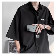 COD Áo Sơ Mi Nam ngắn tay Oversize phối Cà Vạt Áo Sơmi Caravat form rộng Hàn Quốc By ZONEF [SMC]ERDH