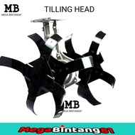 cultivator head mini tiller alat penyiang gulma alat penggembur tanah mesin potong rumput TILLING HEAD