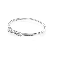 Bow Bracelet In 925 Silver