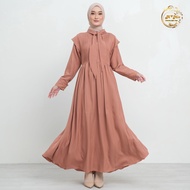 Jubah muslimah gamis dress/ Tunik Blouse kekini/ Mulan  |  Mewah Elegant 082  | Dres  Hits Pakaian muslim wanita/ By AM