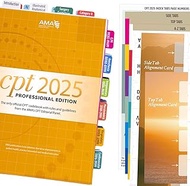 Index Tabs for CPT 2025 Professional Edition, Laminated and Color Coded CPT 2025 Code Book Tabs with