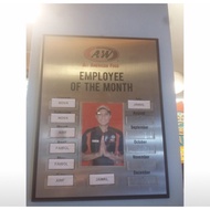 Best Employee of the month staff board