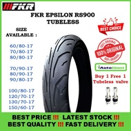 TAYAR FKR RS900 - 60/80-17, 70/80-17, 70/90-17, 80/80-17, 80/90-17, 90/80-17,100/80-17, 120/70-17, 130/70-17, 150/60-17 TUBELESS TYRE