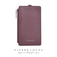 BIG SIZE🎁Pierre Loues Original Side Zip Name Tag ID Card Holder MultiCard Slot Lanyard Holder 618-78