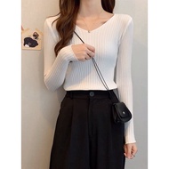 Women's Bodycon Ribbed Turtleneck Plain T-shirt 3 Colors under 59kg - Slim Fit G085