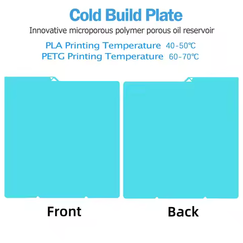 Glacier Cold Plate For Bambu Lab H2D H2S A1 P1 X1C P2S H2C Cool Build Plate For Anycubic Kobra S1 Cr