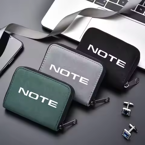 Car Driving license Card Wallet Leather Protects Case Coin Purse For Nissan Note E11 E12 E13 2005 - 