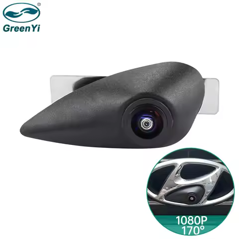 GreenYi 170° AHD 1080P Vehicle Logo Front View Camera For Hyundai Elantra Verna Accent Tucson IX35 S