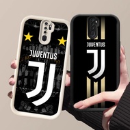 HK-31 Juventus FC Shockproof Casing untuk Silikon hitam putih OPPO Reno 8T F11 2F A9 2Z A5 2020 Pro 