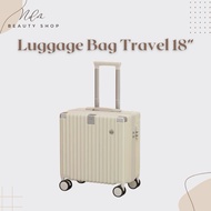 Hand Carry Luggage Small 18in - White Cabin Luggage Carry On Luggage Lightweight Luggage