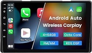 Biorunn Android 10 Car Radio Stereo for Toyota Sienna 2016 2017 2018, 9" Octa Core Built-in Wireless Carplay Android Auto GPS Navi BT FM AM RDS DSP, 4GB 64GB ROM