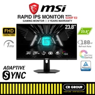MSI G244F E2 - 23.8" FHD IPS Monitor - 180Hz Refresh Rate - 1ms Response Time (3Yrs MSI Warranty)