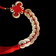 Lucky Charm 8 Lucky coin w/ Mystic knot