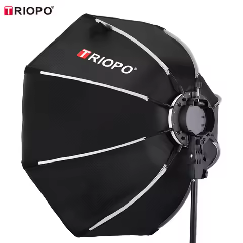 Triopo Softbox KX55CM KX 65CM 90CM Octagon Umbrella Light Box For Godox AD200 V1 Speedlite Flash Lig