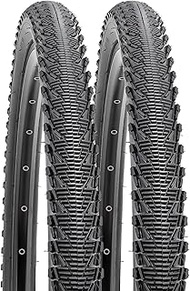 YUNSCM 2-PCS 24" Mountain Bike Tires 24x2.125/57-507 Compatible with Mountain Bike 24x2.10 24 x 2.12