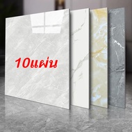 Floor Wallpaper Marble Pattern Rubber Tiles 60x60cm 10 Self-Adhesive Bedroom