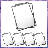 [P K A M] 10 Pack of Menu Covers - Single Page, 2 View, Fits 8.5 x 11 Inch Paper - Restaurant Menu C