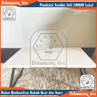 Large Laptop Table 60 x 40 cm Folding Study Table/ Multipurpose Portable Table/ Iron Leg Study Table