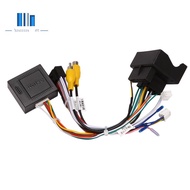 Car Stereo Audio 16 PIN Android Power Wiring Harness Adapter + Canbus Box for Peugeot 3008/2008/ Cit