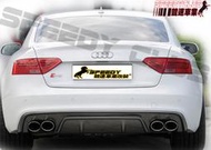  Audi 奧迪 A5 S5 S-LINE RIEGER款 碳纖維 carbon 後下巴 