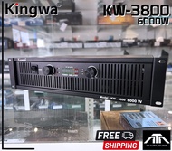 เพาเวอร์แอมป์ KINGWA  KW-3800 Professional poweramplifier 6000W Impedance 4 ohm