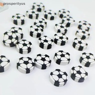 [Prs] 36pcs Cartoon Football Pattern Eraser School Kindergarten Birthday Party Gift Stationery Footb
