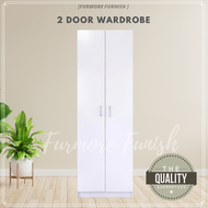 2 Door Wardrobe 180CM / Quality Almari Baju / Wardrobe Room